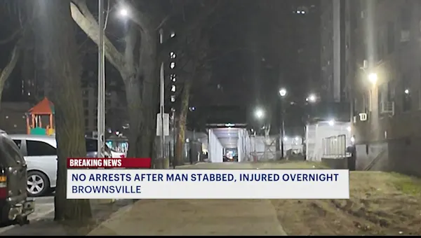 News 12 | Brooklyn | Man on the run after overnight stabbing at Brownsville housing complex