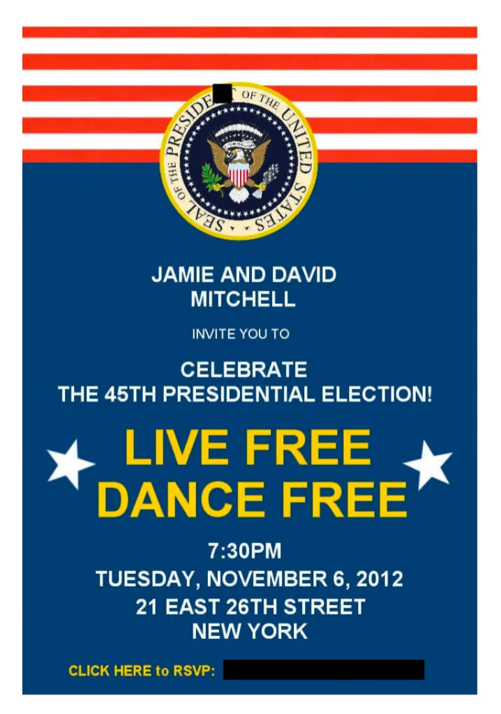 A copy of the invite. Department of Justice