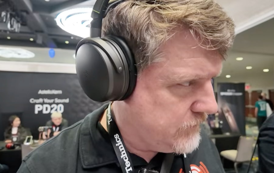 Chris Boylan wearing Audeze Maxwell 2 Wireless Gaming Headphones