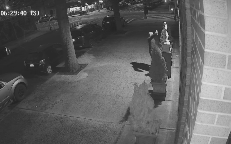 Statue at St Ritaâs in Long Island city was vandalized...