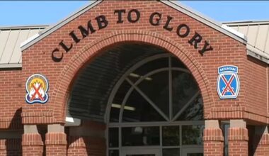entrance to fort drum building