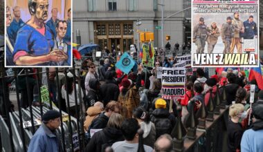 Ousted Venezuelan dictator Nicolás Maduro returns to NYC court as dueling protests clash outside