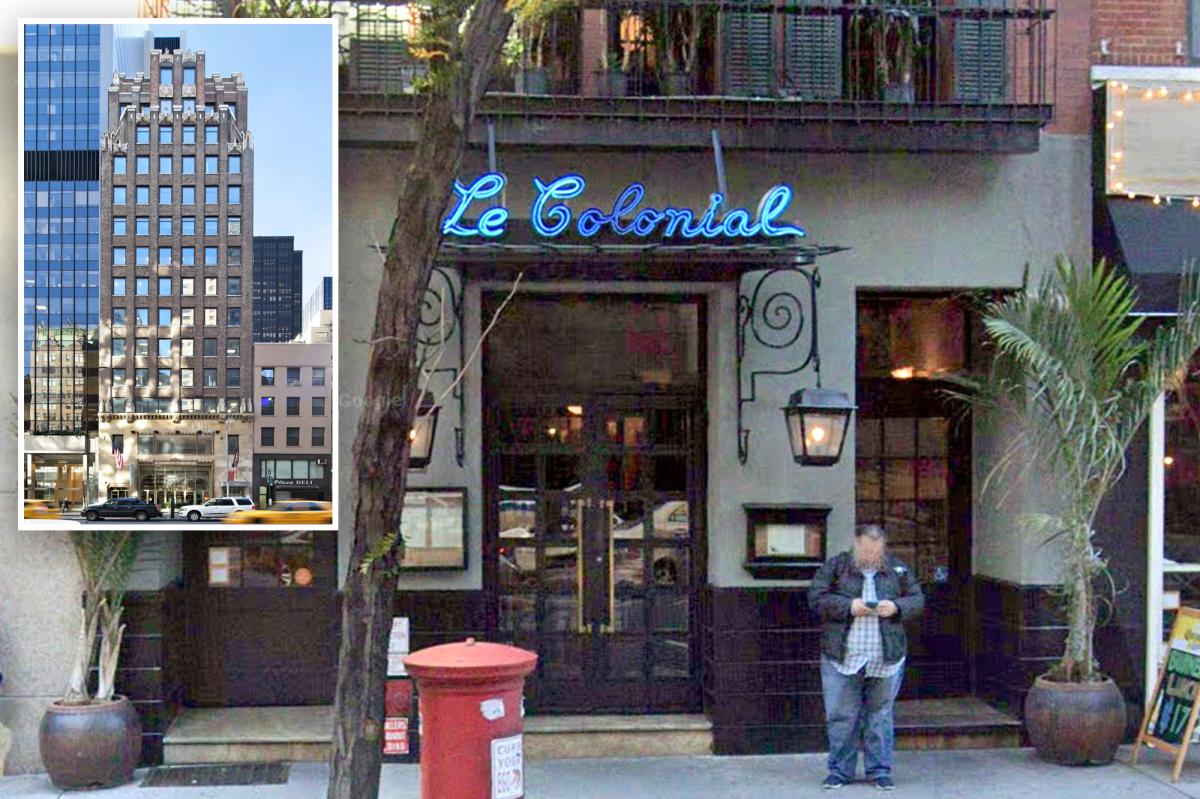 Restaurant Le Colonial returning to NYC's midtown -- switching sides