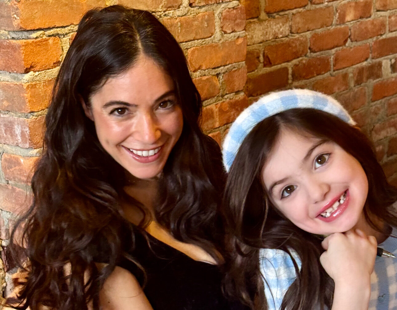 Connie Gibilaro with her daughter. Photo: Connie Gibilaro