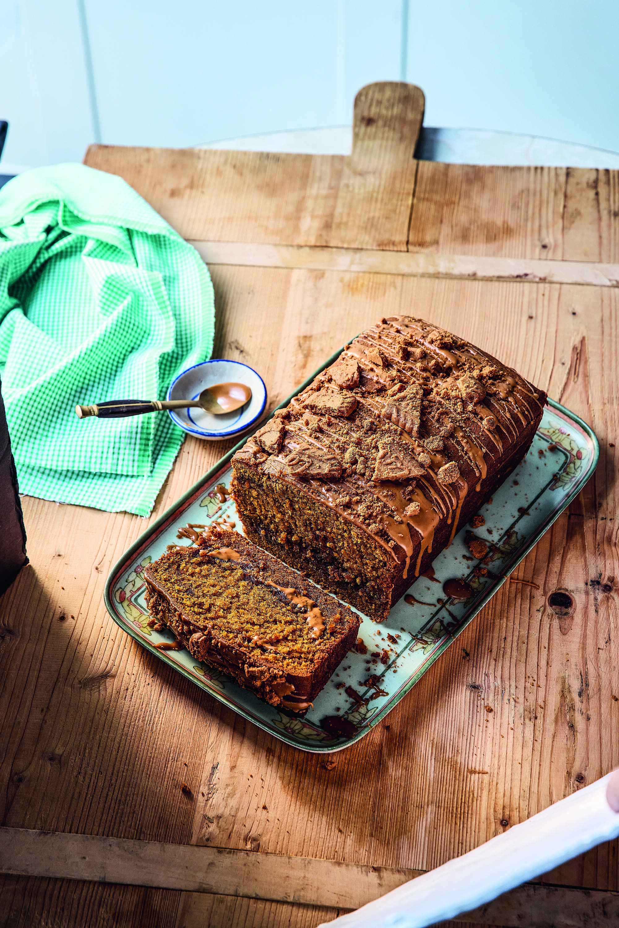 Cookie butter swirled pumpkin bread. (Courtesy of Nico Schinco)