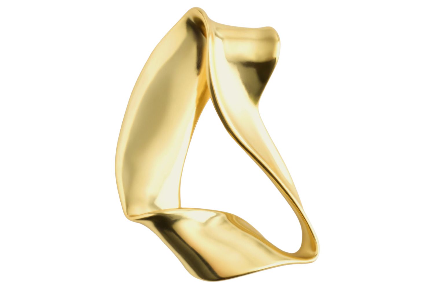 COS TWISTED RIBBON PIN BROOCH