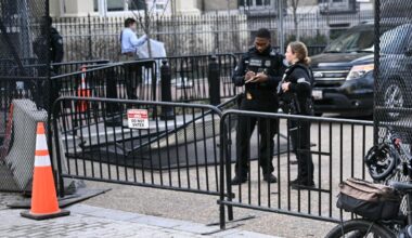 Driver detained after van plows through White House barricade