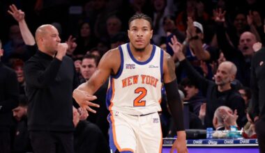 Knicks upgrade Miles McBride's status as he appears on verge of return
