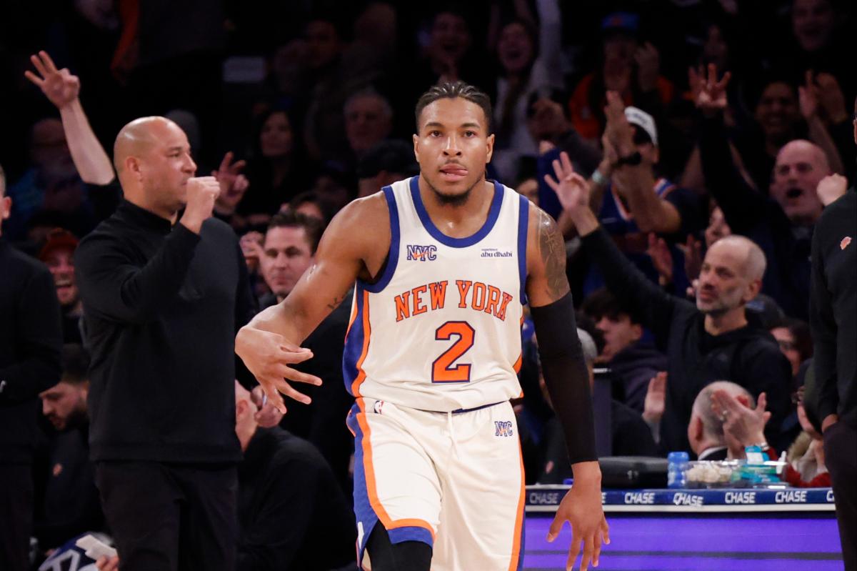 Knicks upgrade Miles McBride's status as he appears on verge of return