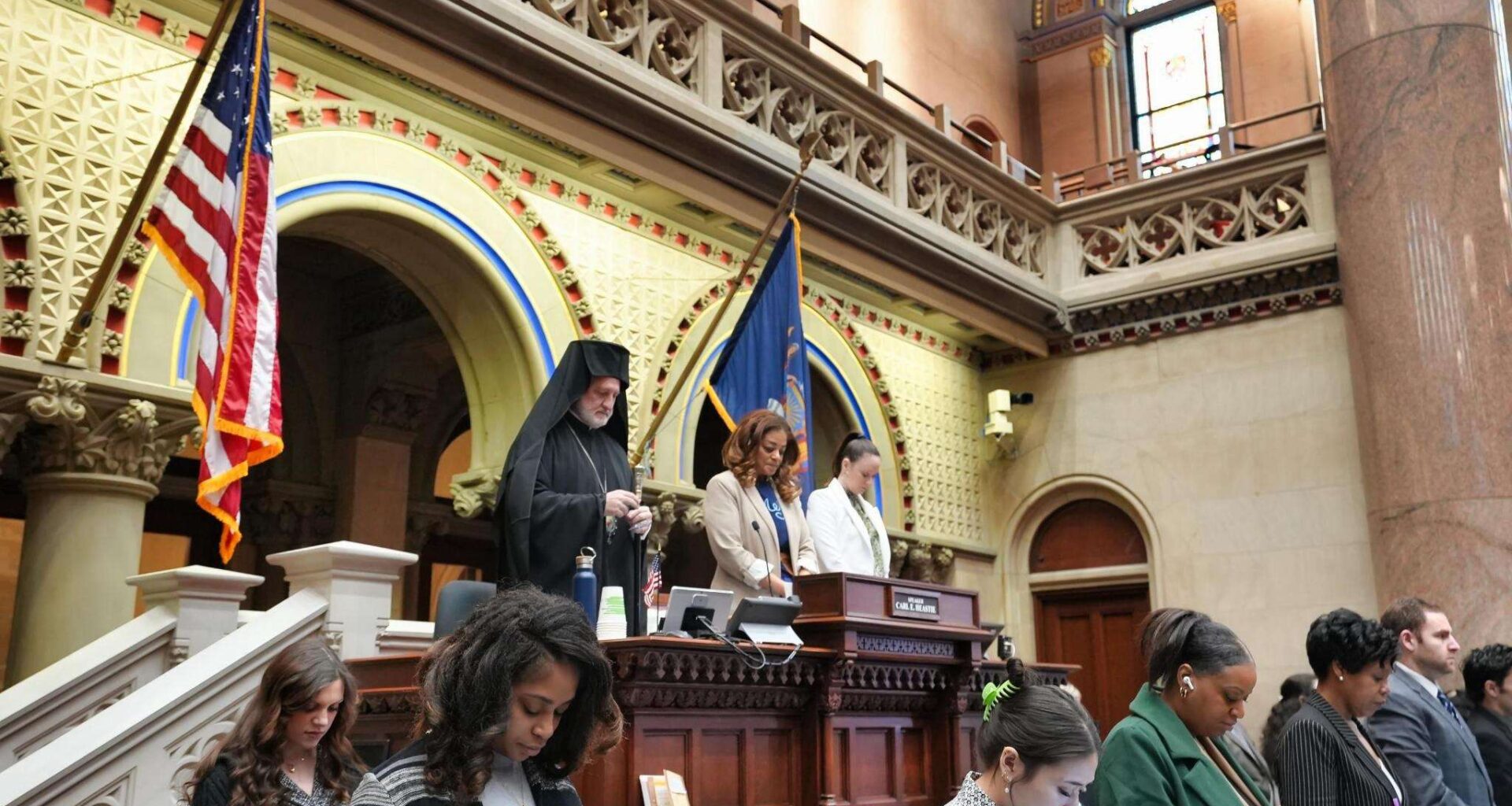 Archbishop Elpidophoros leads Greek Independence Day Celebration at New York State Capitol