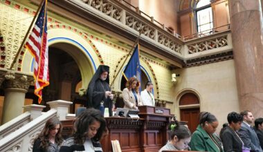 Archbishop Elpidophoros leads Greek Independence Day Celebration at New York State Capitol