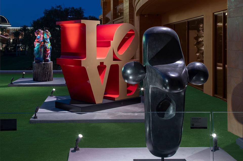 The Sculpture Garden at Zero Bond.Credit: Robert Miller/Wynn Las Vegas