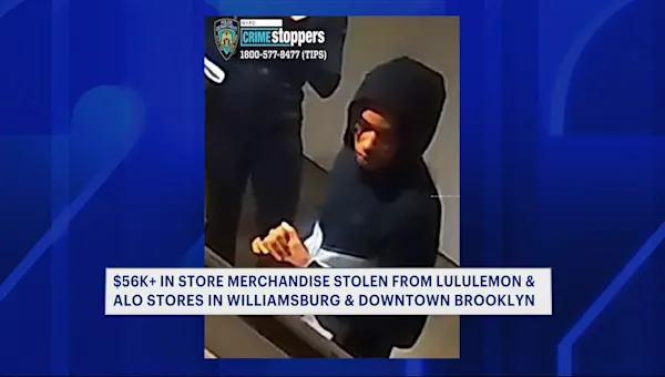 News 12 | Brooklyn | Over $56,000 in clothing stolen during Lululemon, Alo theft ring in Brooklyn and Manhattan