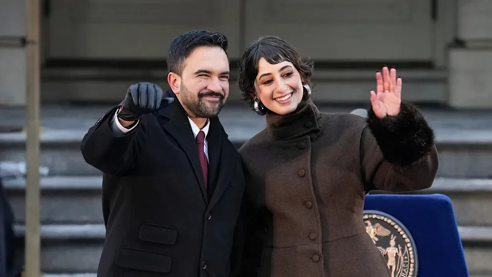 Mamdani and his wife