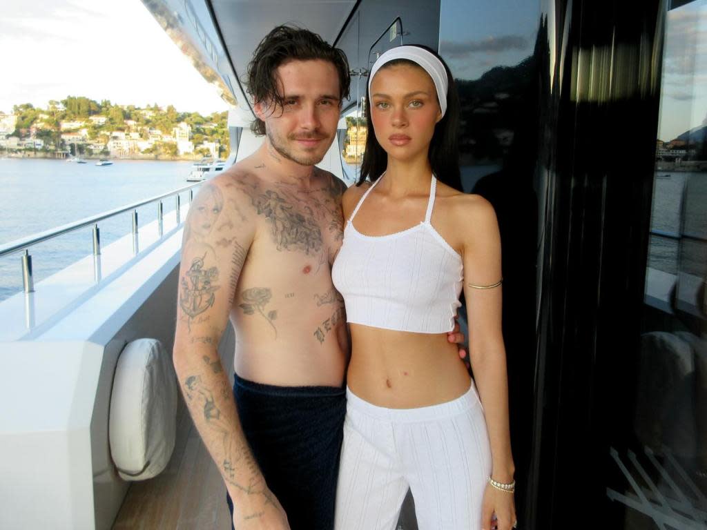 The chef, seen here in February, accused his parents of trying to ruin his relationship with Peltz. Instagram/brooklynpeltzbeckham