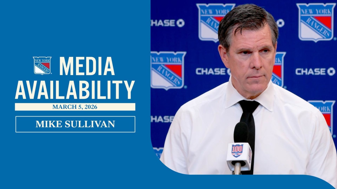 Postgame: Mike Sullivan | New York Rangers