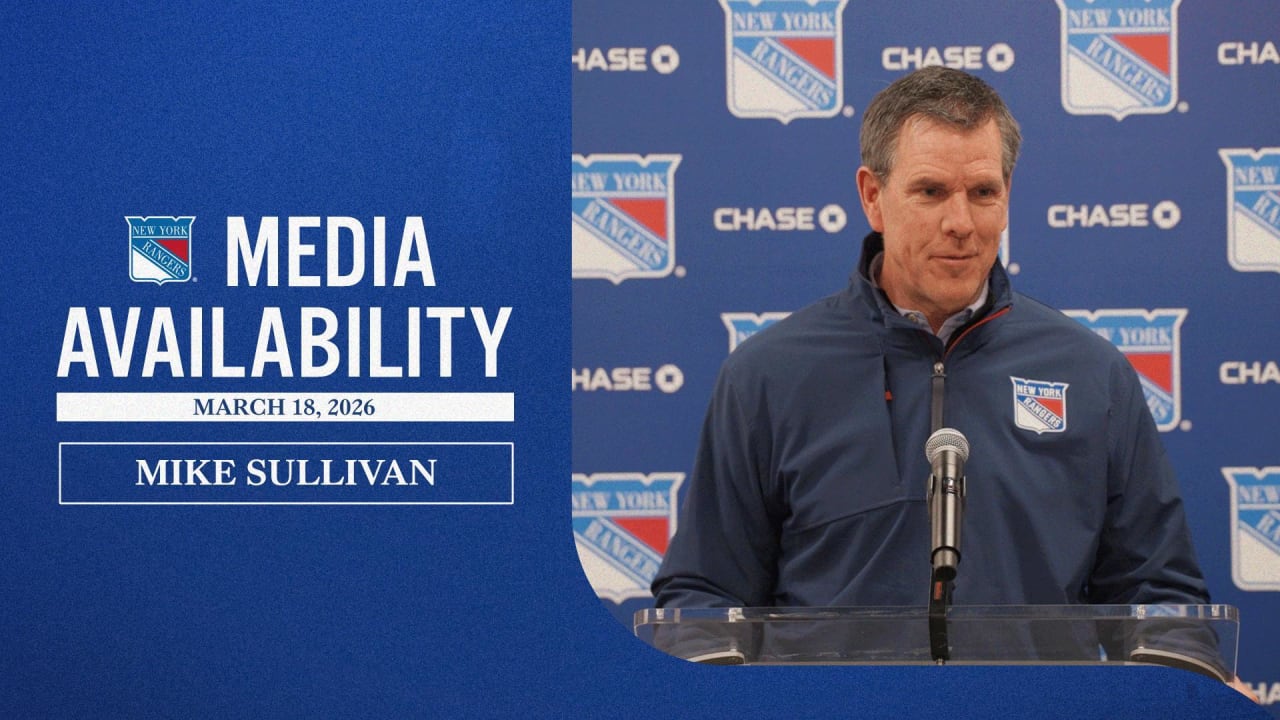Pregame: Mike Sullivan | New York Rangers