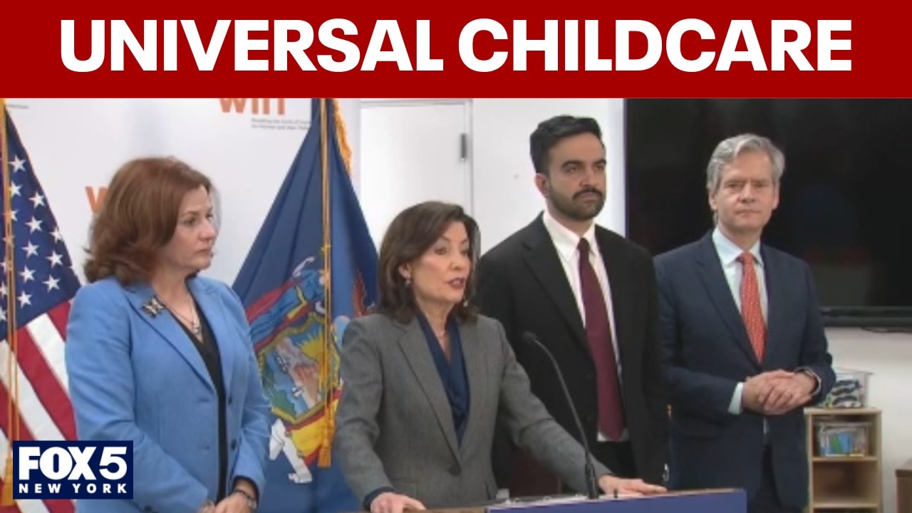 FULL: Hochul, Mamdani on universal childcare