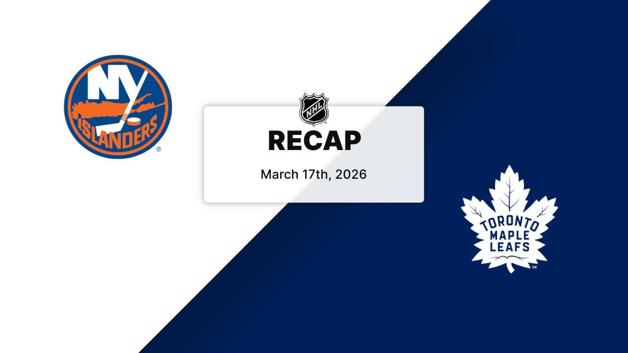 Islanders 3, Maple Leafs 1 | Highlights