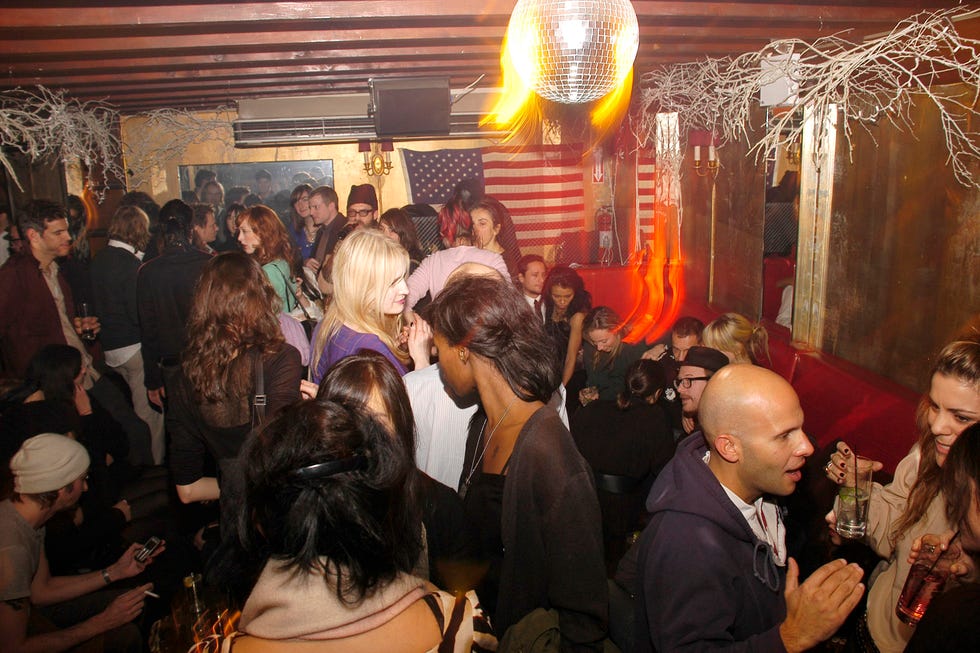 new york city, ny february 6 atmosphere at purple fashion magazine party hosted by the villency emerging fashion fund at beatrice inn on february 6, 2007 in new york city photo by billy farrellpatrick mcmullan via getty images