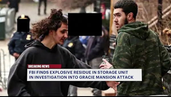News 12 | Brooklyn | FBI: Explosive residue found in storage unit tied to Gracie Mansion attack