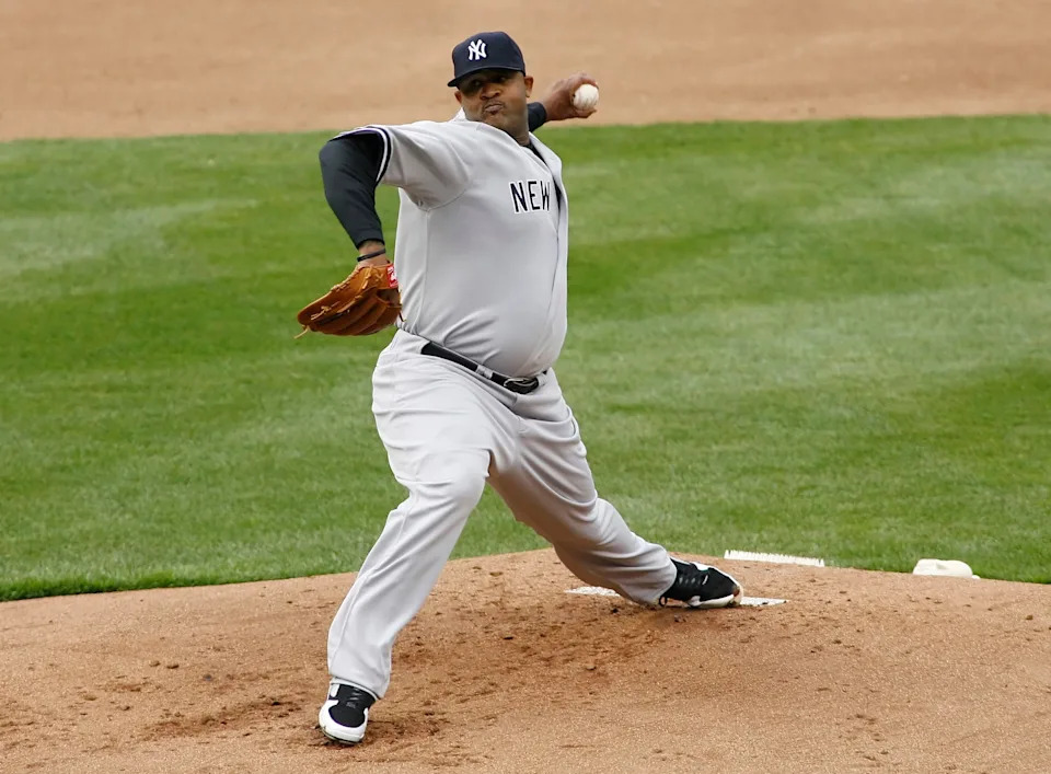 New York Yankees starting pitcher CC Sabathia.