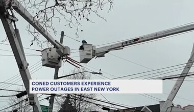 News 12 | Brooklyn | Fire leaves hundreds without power in East New York