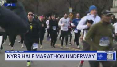 NYC Half Marathon draws huge turnout