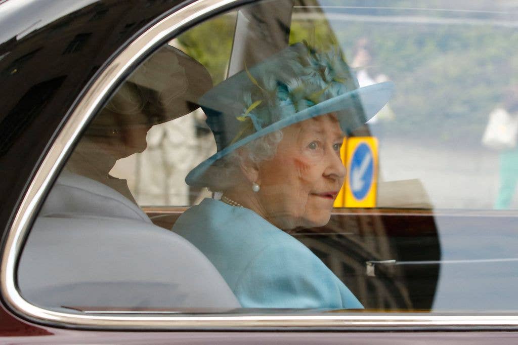 Queen Elizabeth II departs the new BBC Broadcasting House in London, Britain, 07 June 2013.