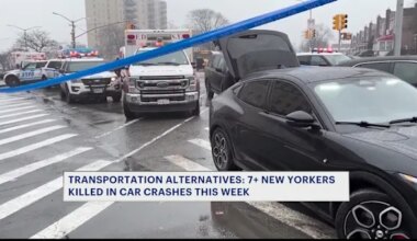 News 12 | Brooklyn | Advocates claim at least seven traffic fatalities in the past week across NYC