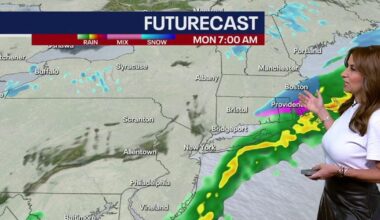 NYC weather: Thunderstorms possible Sunday night into Monday morning