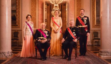 See Queen Mathilde and Queen Sonja’s Tiaras From the Belgian State Banquet in Norway