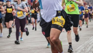 Eddie Collazo near finish of 2024 RBC Brooklyn Half on Coney Island boardwalk