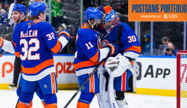 UBS Postgame Photos: Islanders 2, Sharks 1 OT
