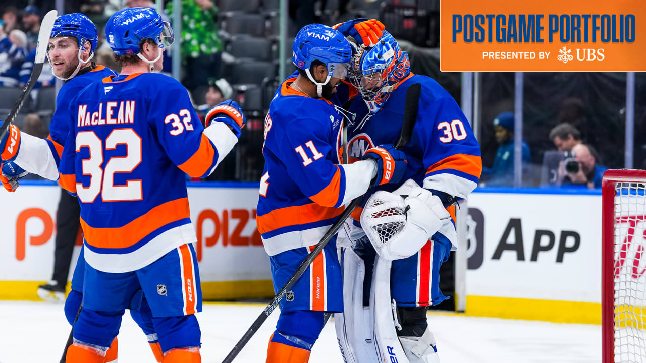 UBS Postgame Photos: Islanders 2, Sharks 1 OT