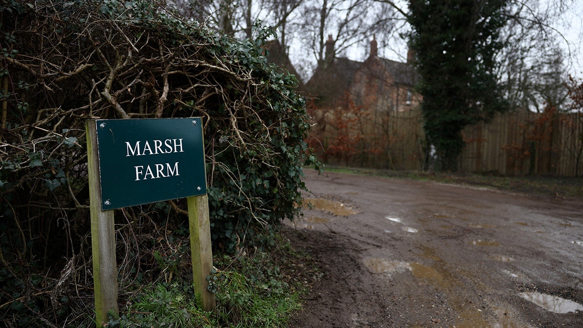 A sign for Marsh Farm in Sandringham.