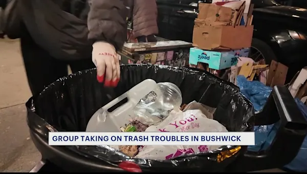 News 12 | Brooklyn | Bushwick Trash Club collects over 1,000 pounds of trash in the neighborhood