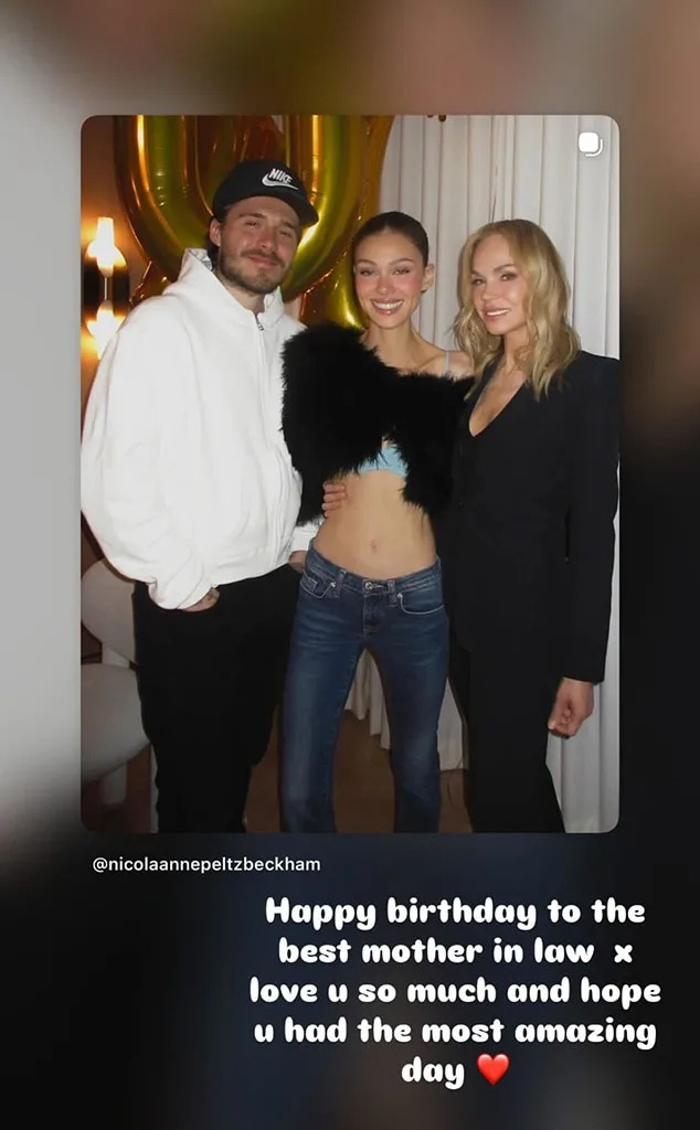 Brooklyn Beckham, Nicola Peltz Beckham, Claudia Peltz
