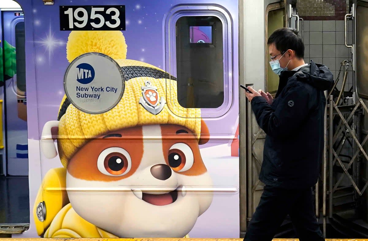 New York City subway ads have traditionally been confined to the visual dimension — which many riders find is already annoying enough (Timothy A. Clary/AFP via Getty Images)