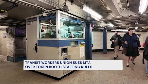 News 12 | Brooklyn | TWU Local 100 sues MTA over station booth staffing changes