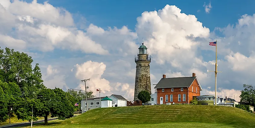 Fairport Marine Museum and Lighthouse, built in 1871.