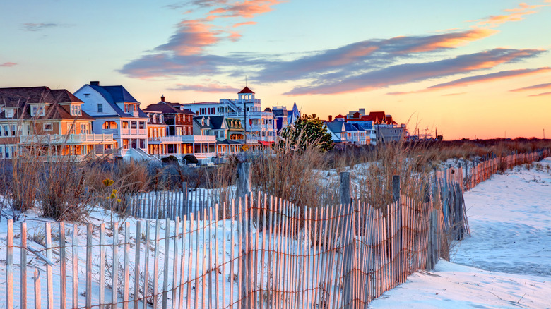 The beachfront in Cape May, New Jersey