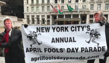 New York City's 41st Annual April Fools' Day Parade looks at "What's Real and What's Not"