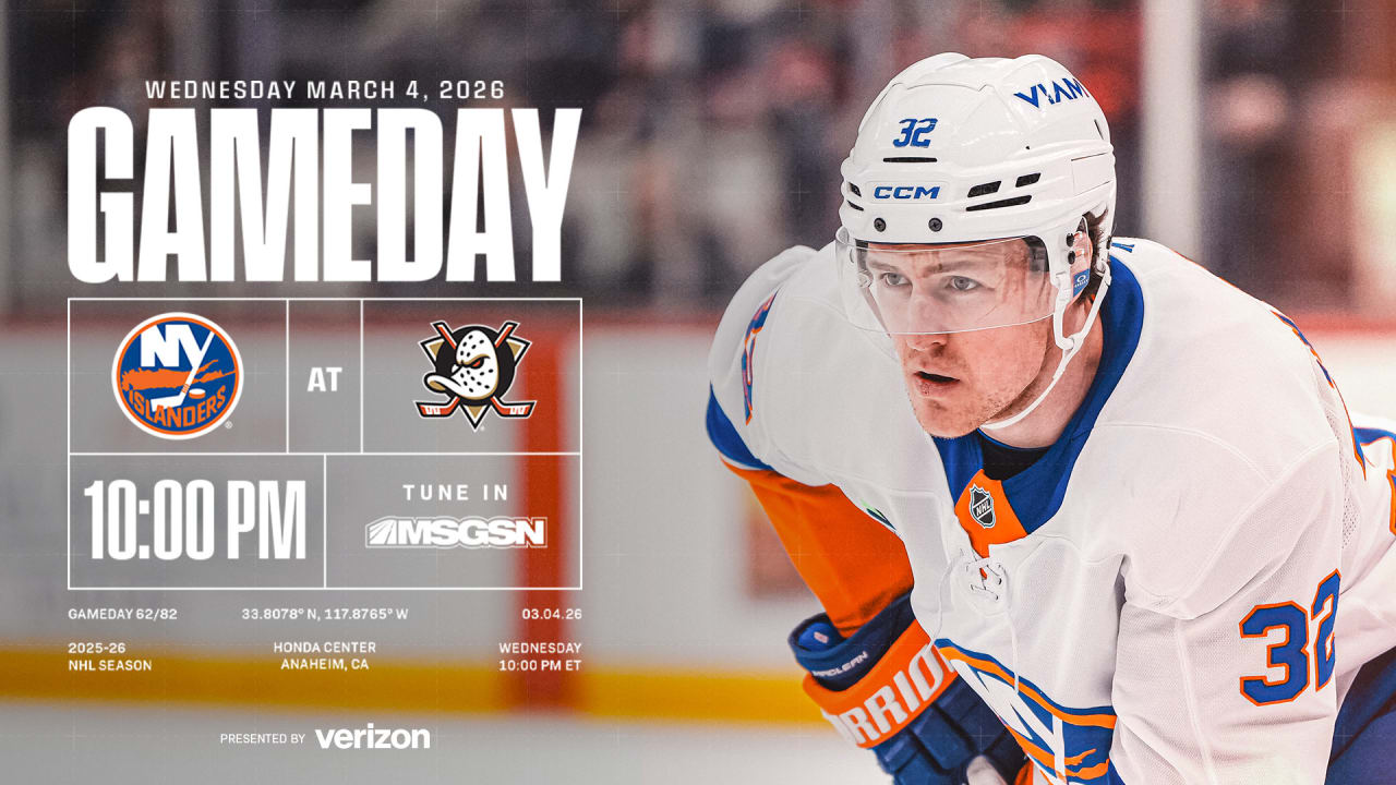 Game Preview: Islanders at Ducks