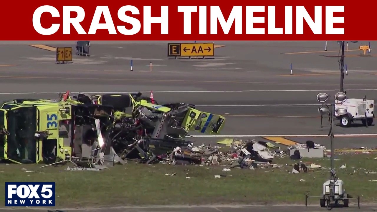LaGuardia crash timeline as investigators continue to collect evidence