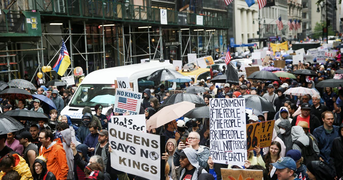 Where are 'No Kings' protests Saturday in the NYC area?
