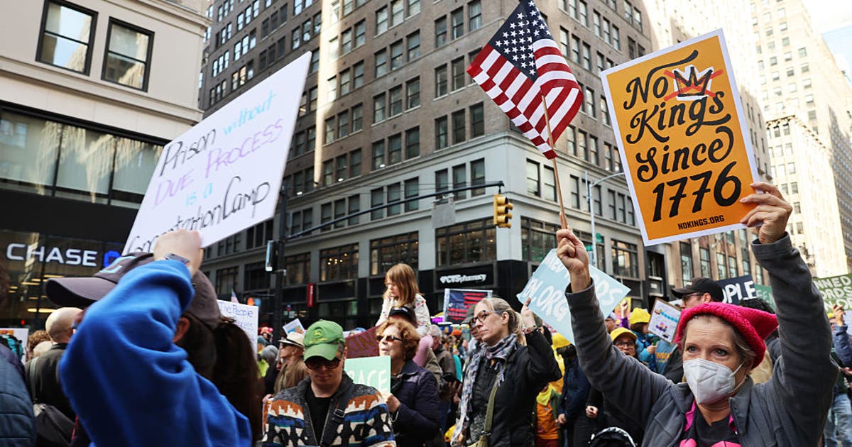 What is a 'No Kings' rally?