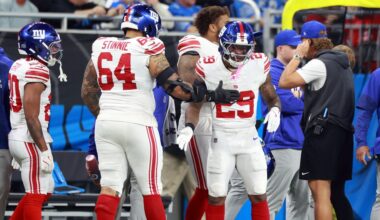 NY Giants news: New York adds to OL depth with OG Aaron Stinnie signing