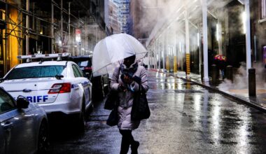 Rounds of rain will impact the New York area all day but spring temperatures are coming