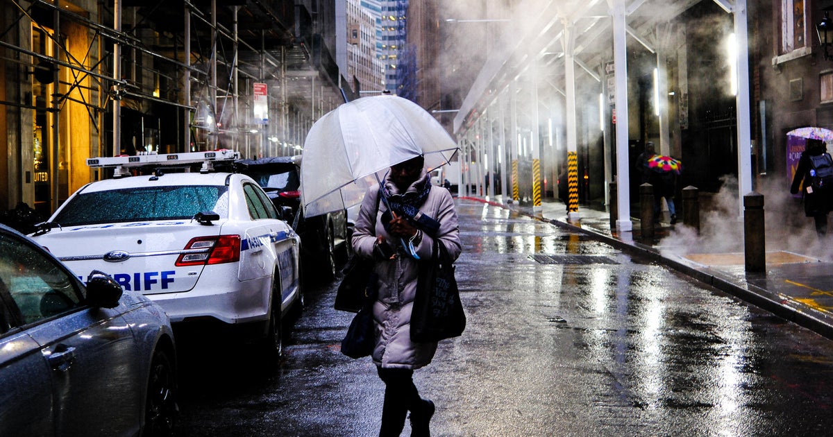 Rounds of rain will impact the New York area all day but spring temperatures are coming